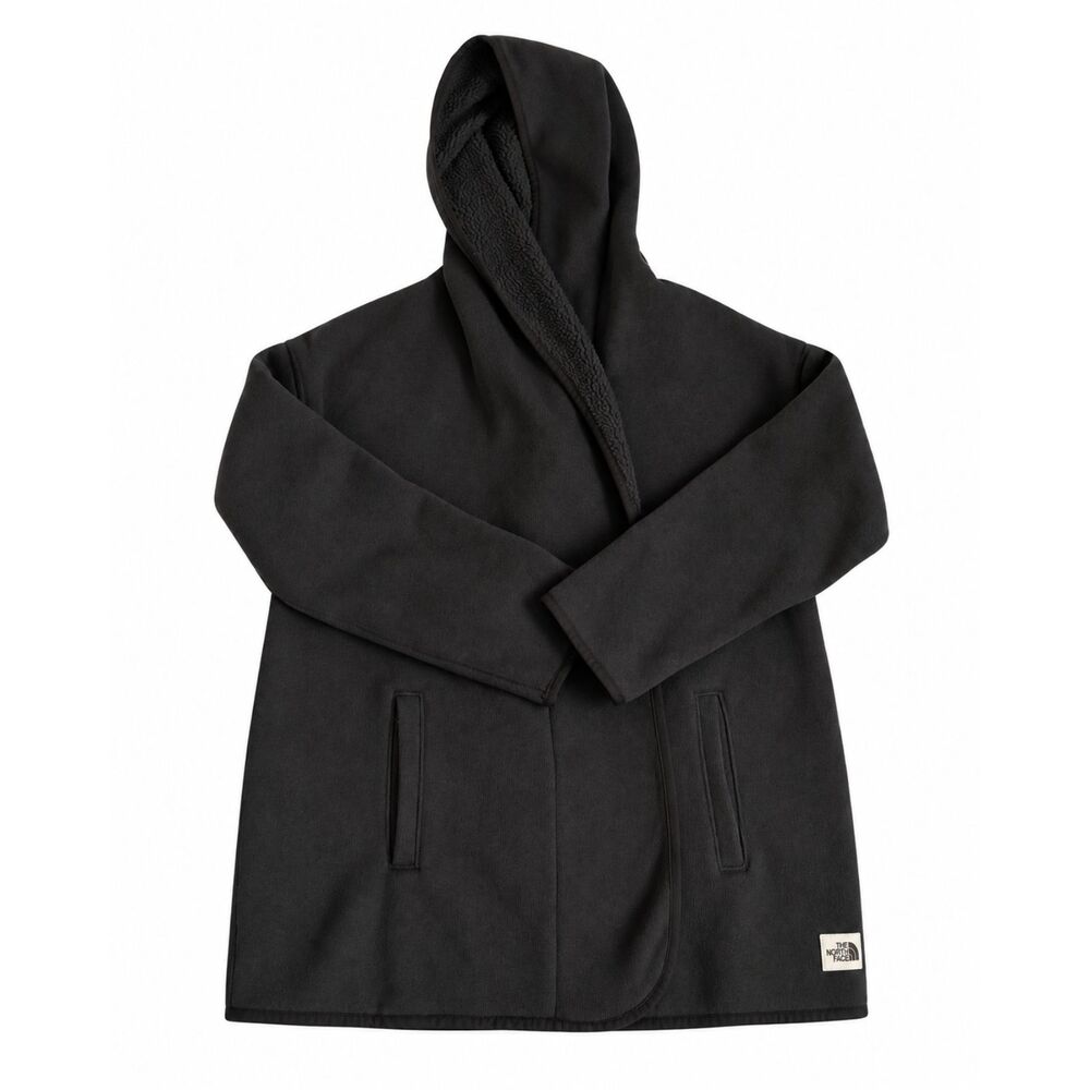 The North Face Women’s Small Black Hooded Fleece Sherpa Lined Jacket